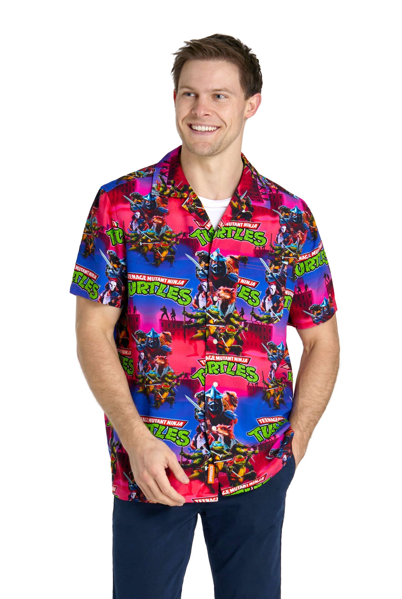 Opposuits Heren Hawaii Blouse Tmnt Dude!