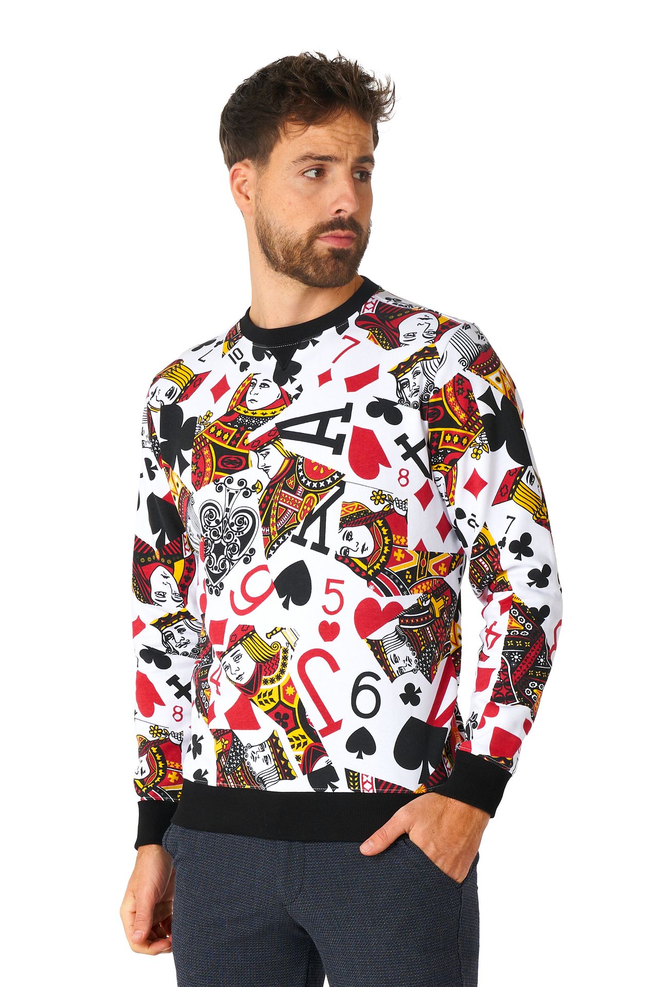 Opposuits Kaarstpel Sweater Heren