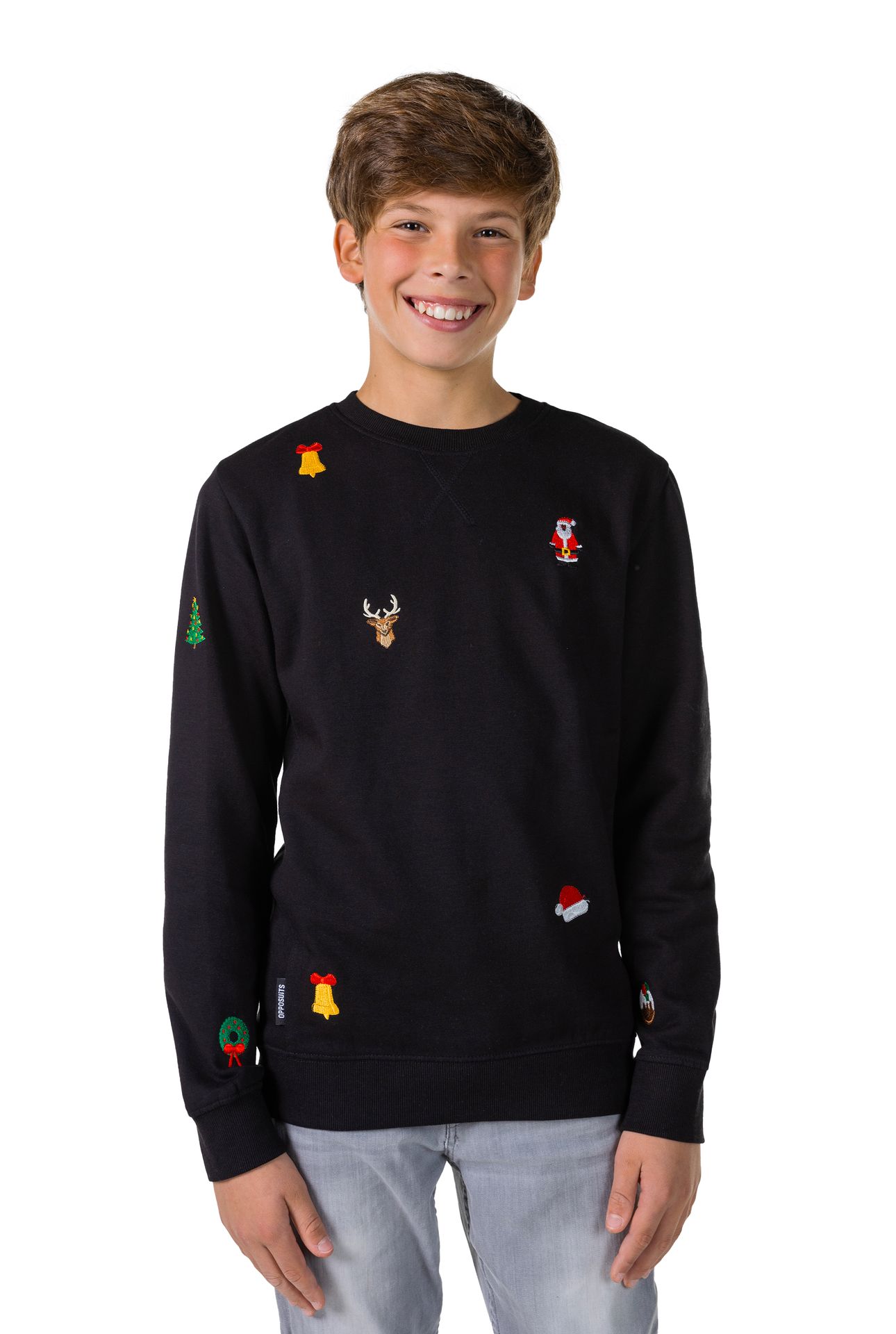 Opposuits Kerstmis - Black Sweater Tiener Jongens