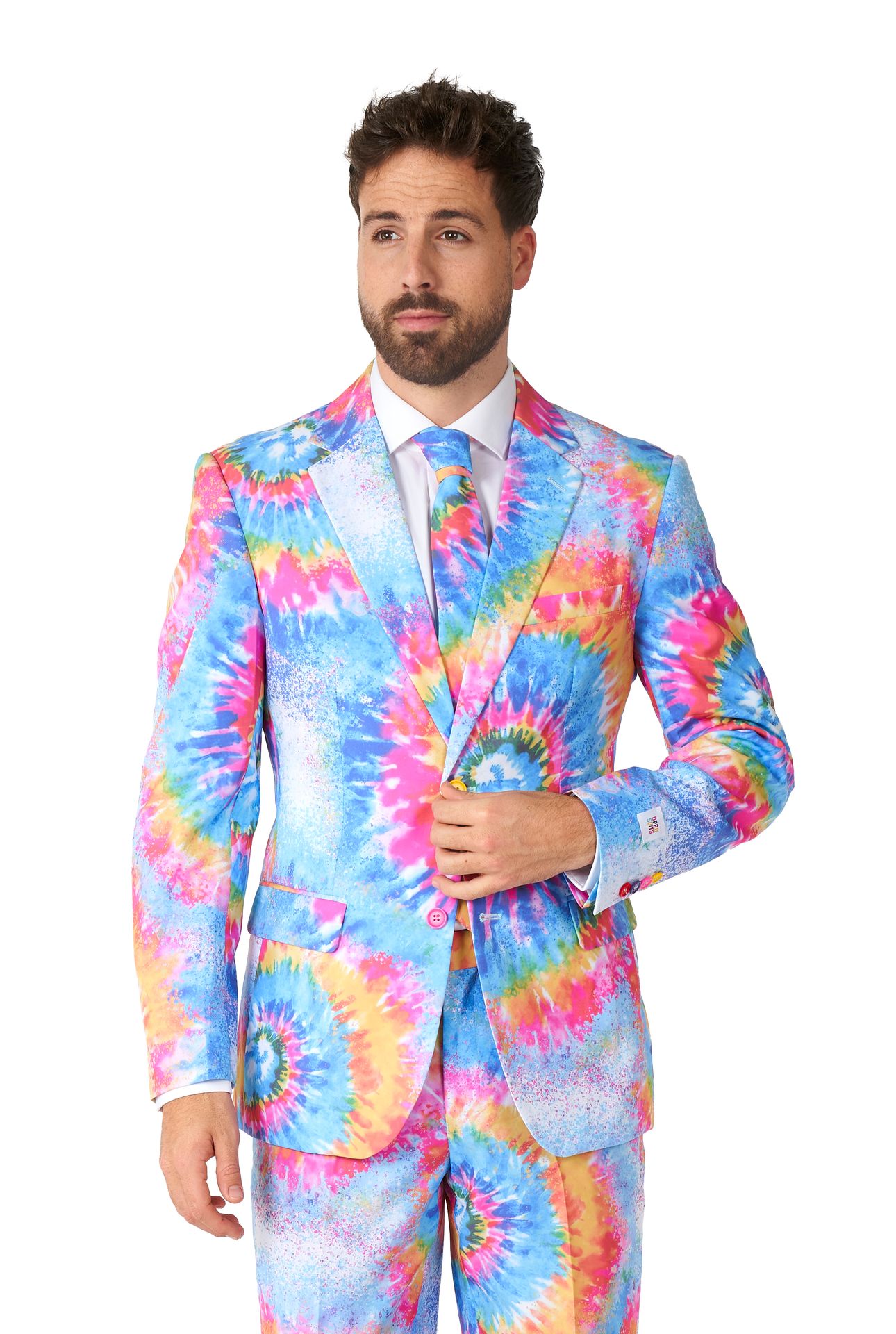 Opposuits Mr Tie Dye suit Heren