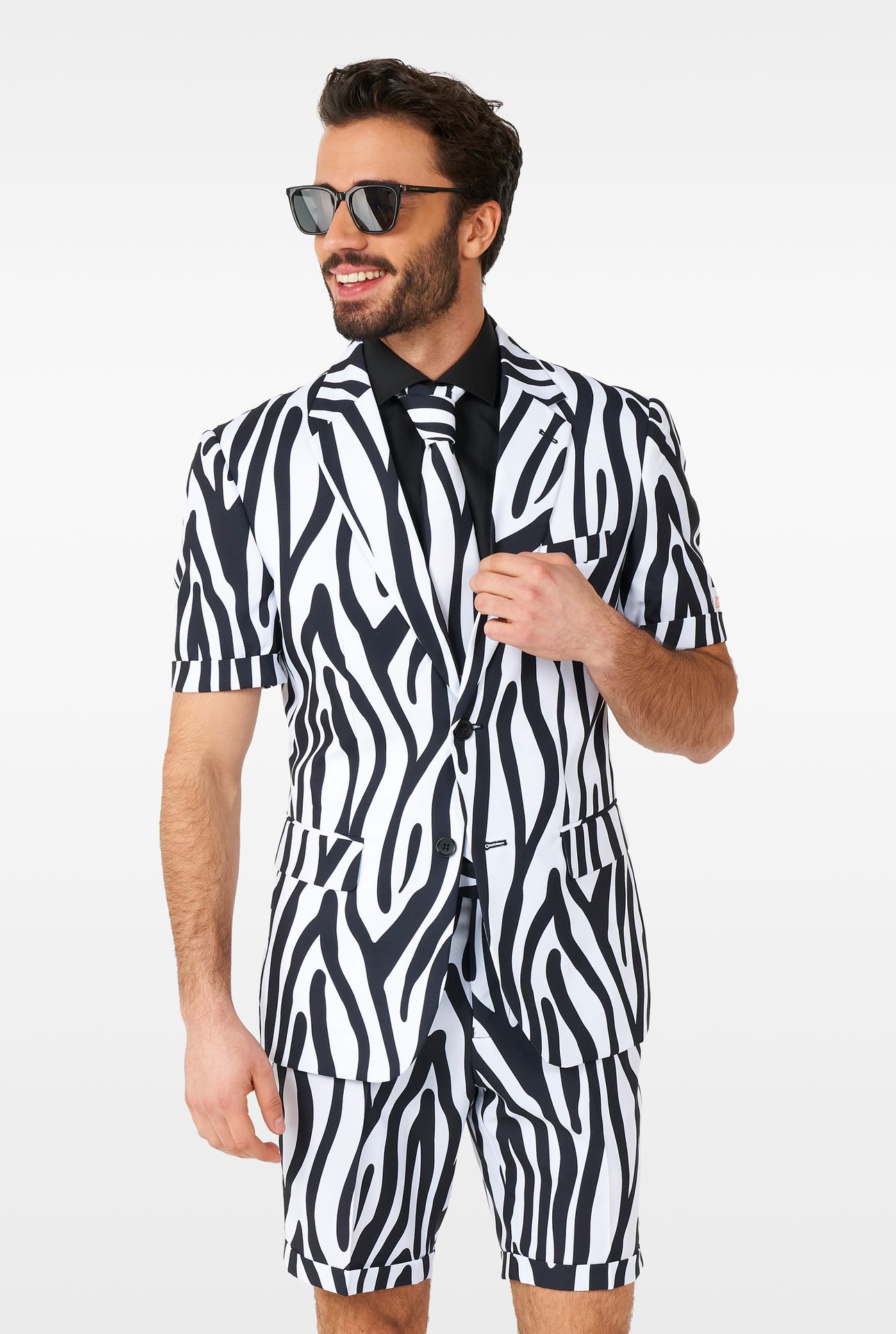 Opposuits Zomer Zazzy Zebra suit Heren