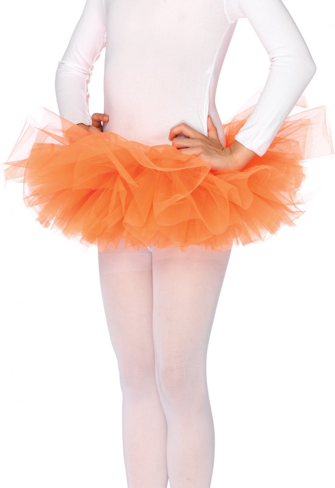 Oranje ballerina tutu meisjes