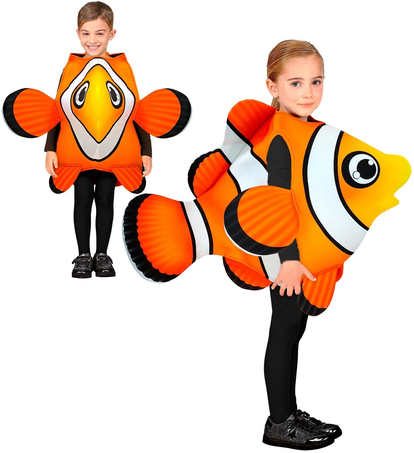Oranje Clownvis Kostuum Kinderen 116-128 cm