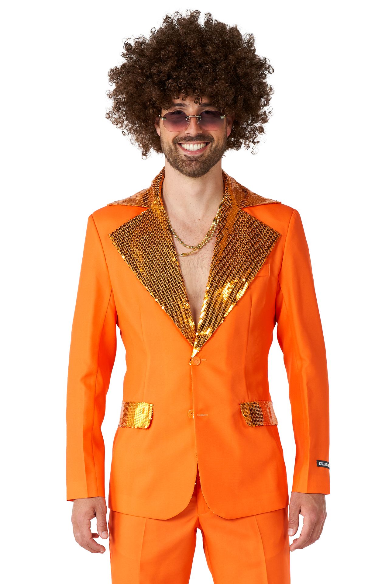 Oranje Disco Maatpak Heren