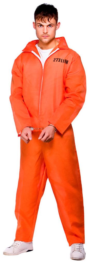 Oranje gevangenen jumpsuit