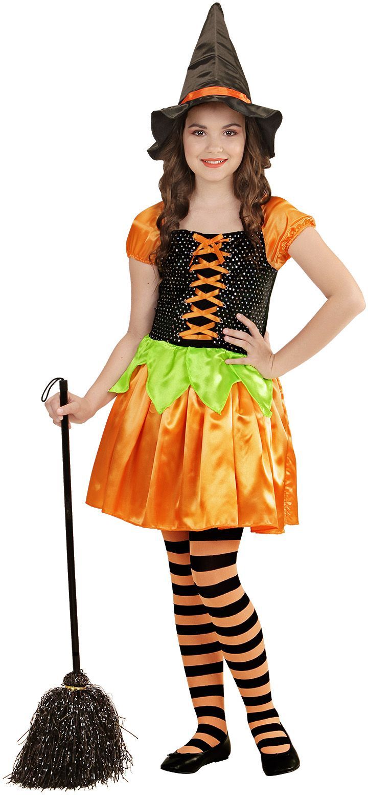 Oranje Halloween Heksje