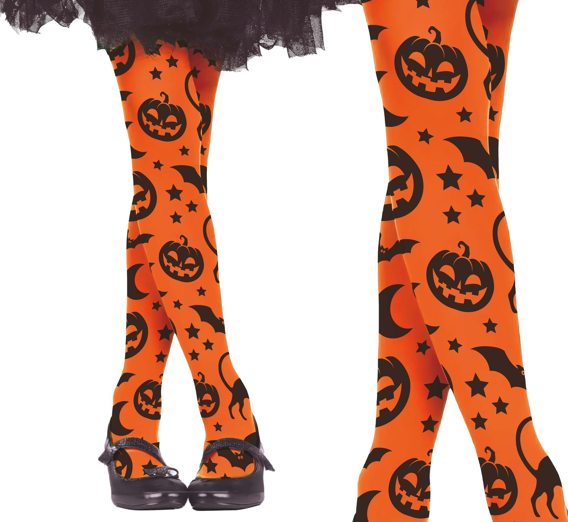 Oranje Halloween Legging Meisjes
