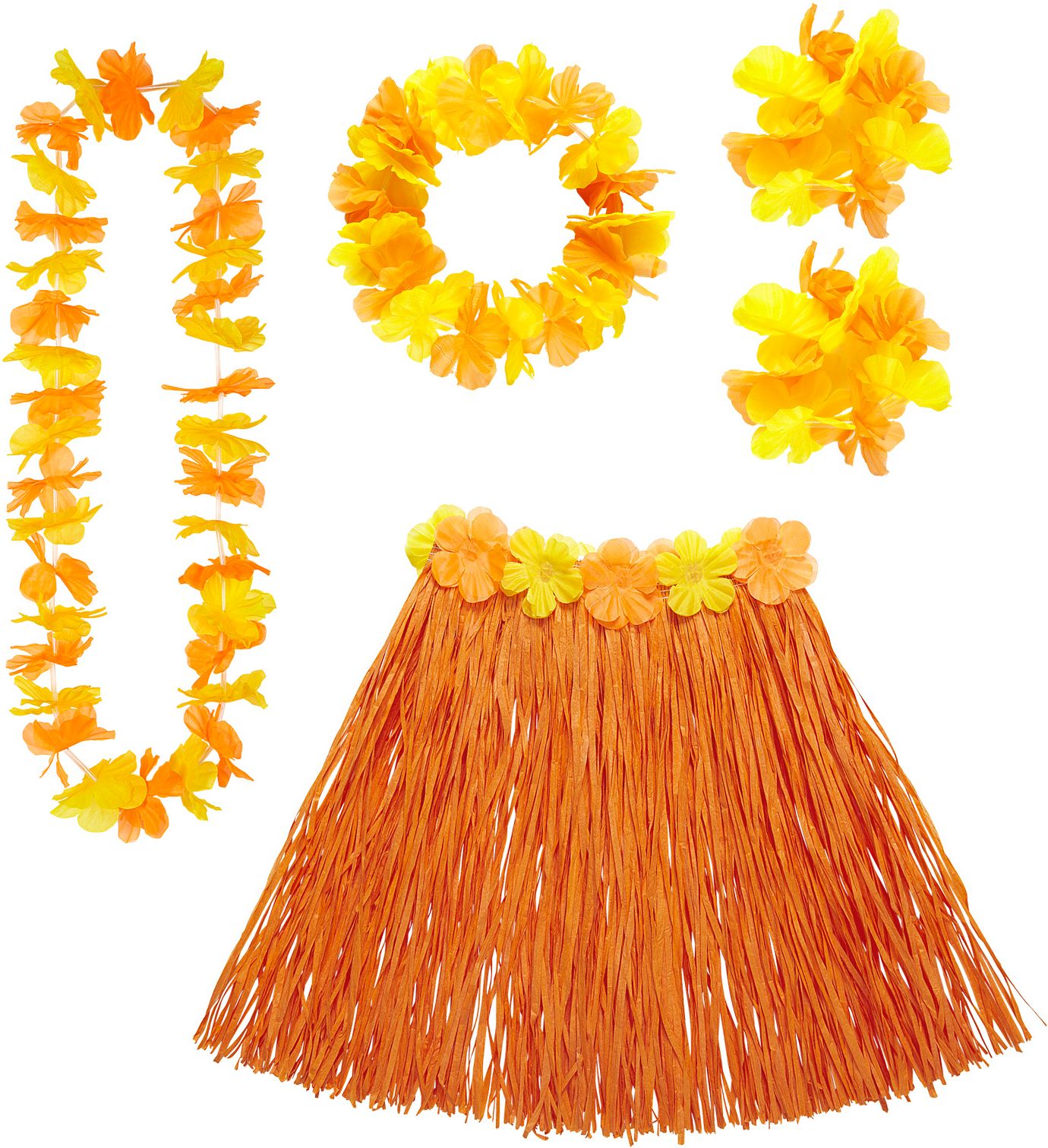 Oranje Hawaii Set