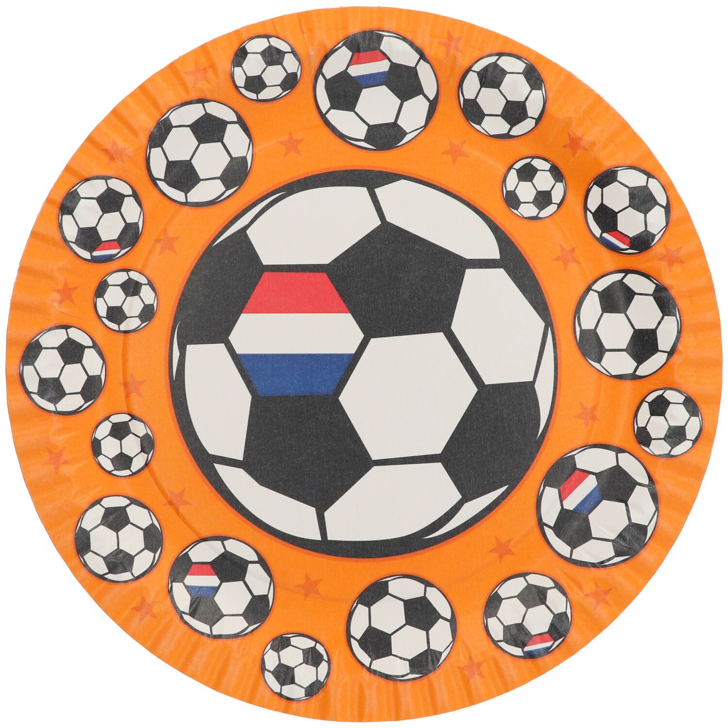 Oranje Holland Voetbal Bordjes 8 Stuks