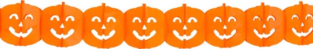 Oranje Pompoen Halloween Thema Slinger