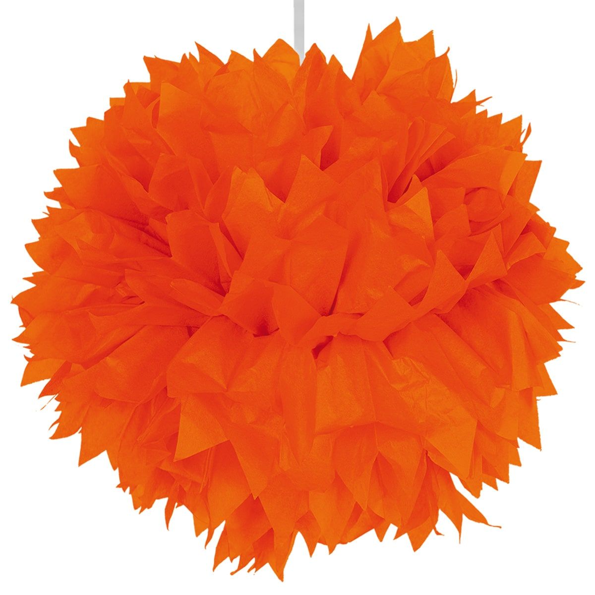 Oranje Pompom Hanger 30cm