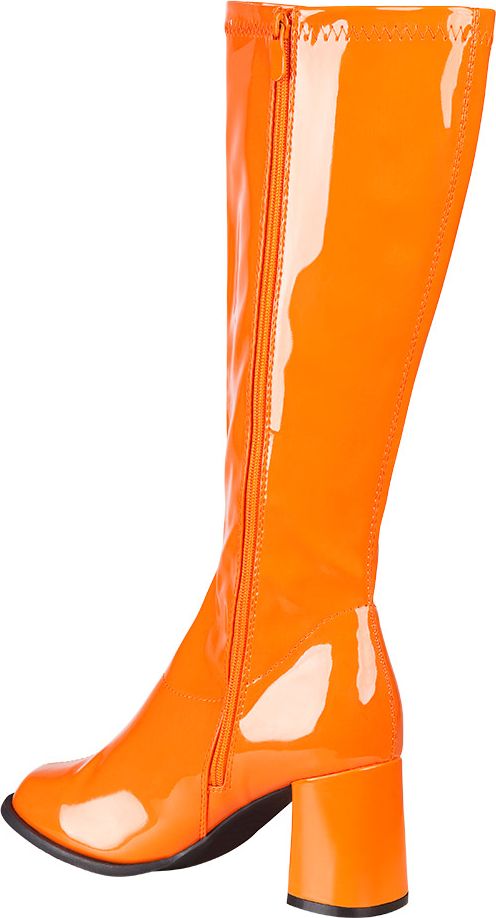 Oranje retro disco laarzen