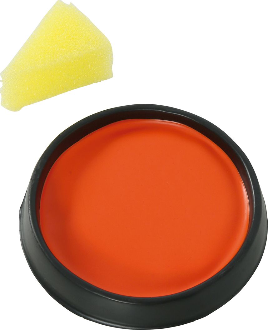 Oranje Schmink met Spons