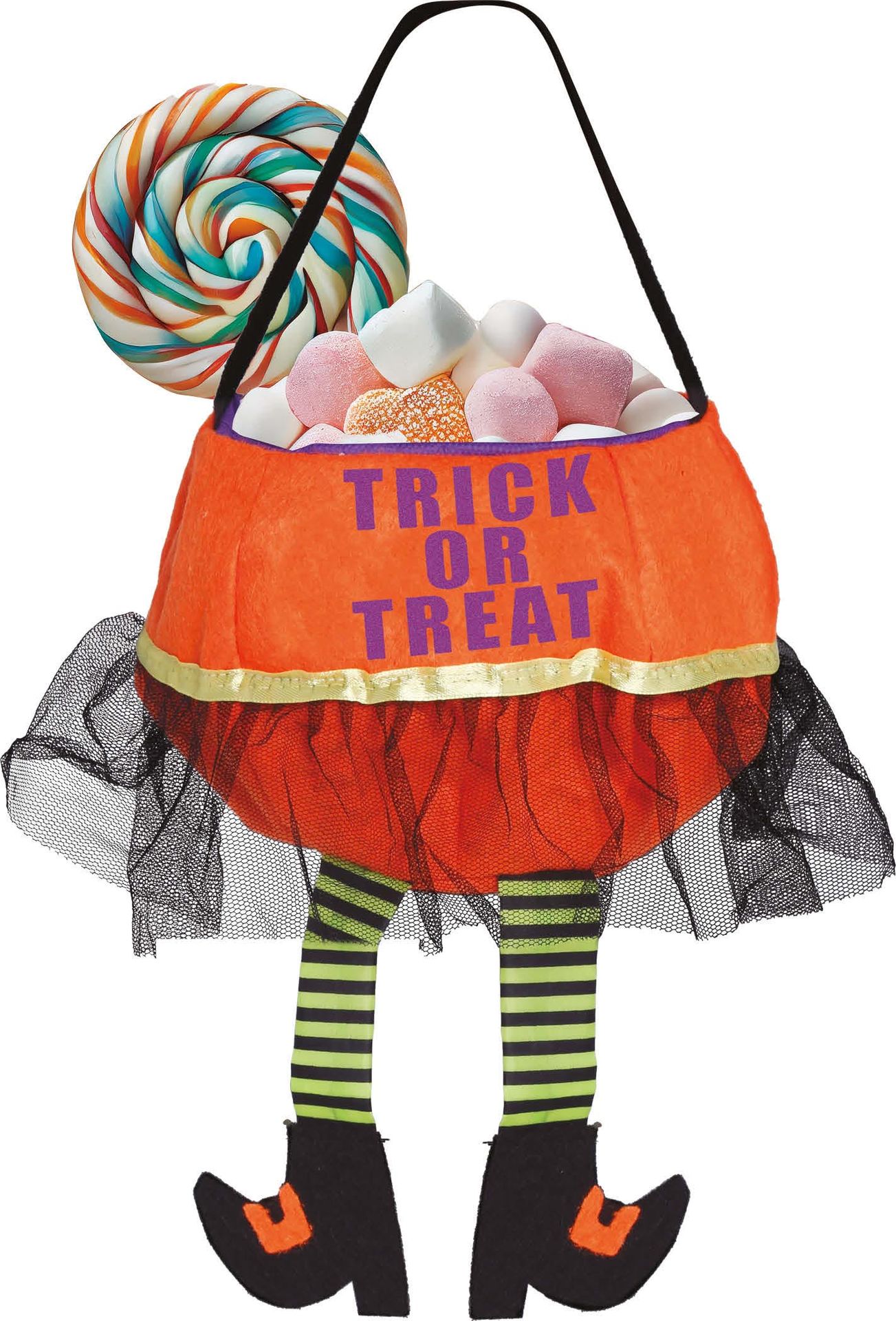 Oranje Snoeptas Halloween met Heksenbenen