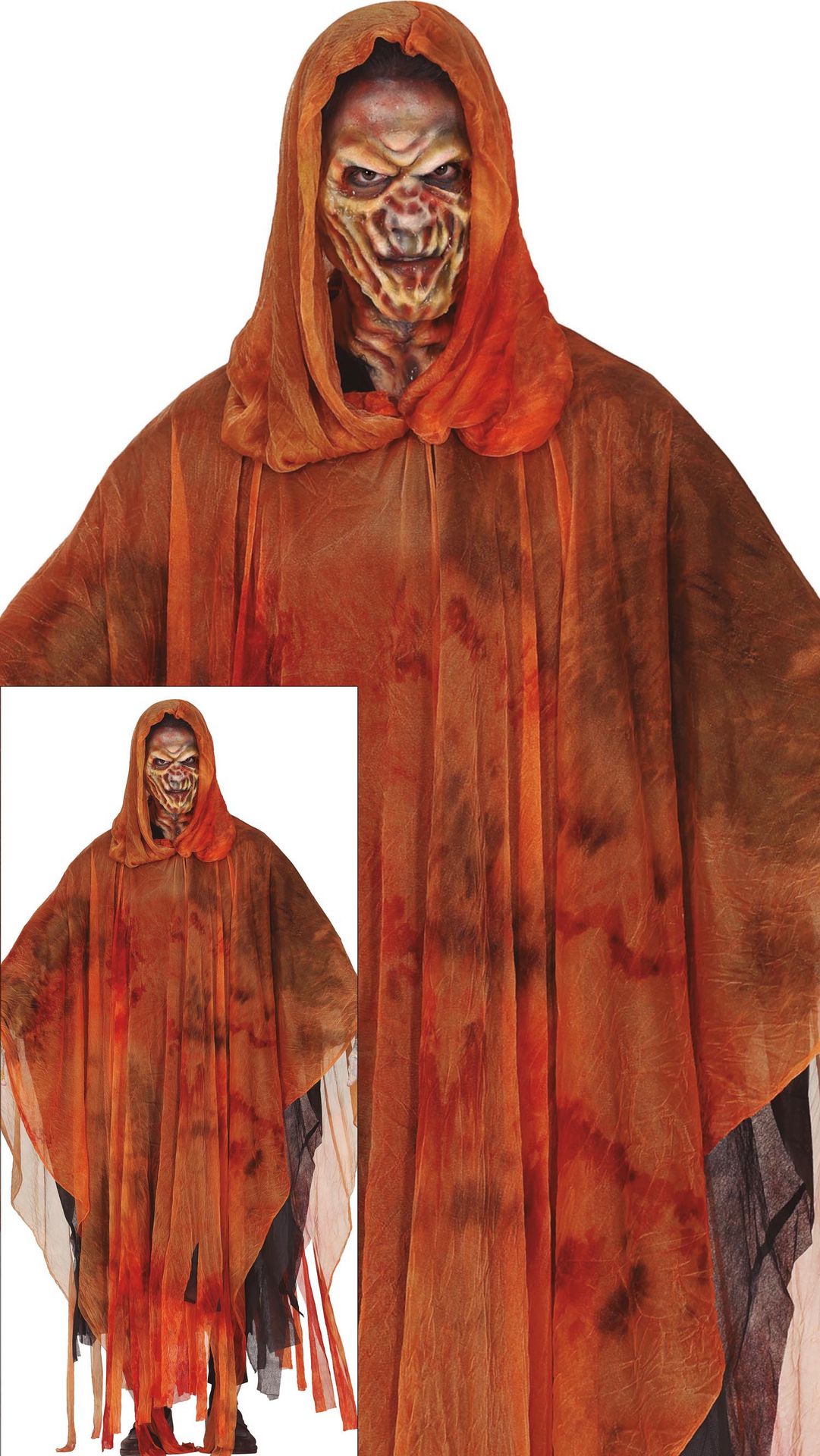 Oranje Spook Outfit Halloween