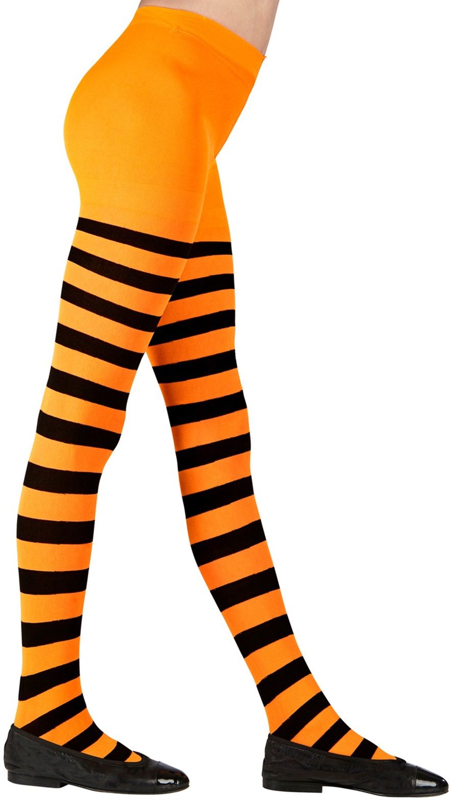 Oranje Zwart Gestreepte Kinderpanty