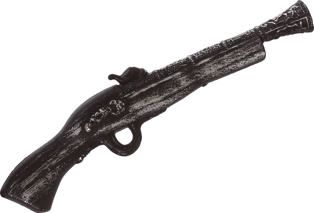 Ouderwets Piraten Pistool Zwart