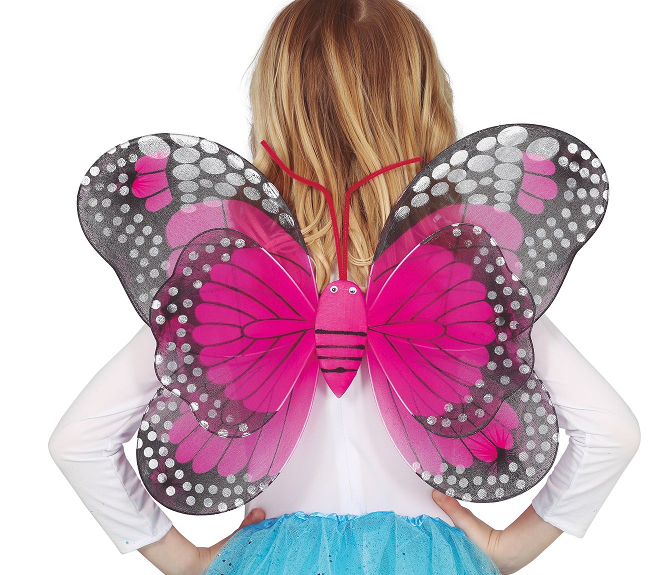 Paars roze vlinder vleugels