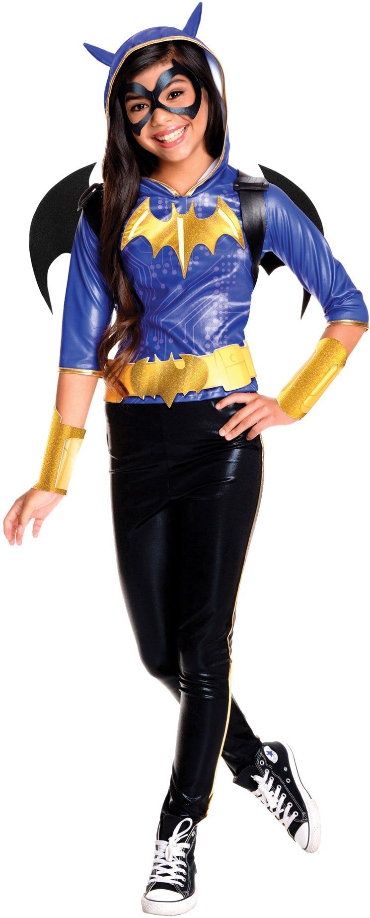 Paarse Batgirl Kostuum Meisjes DC Super Hero Girls
