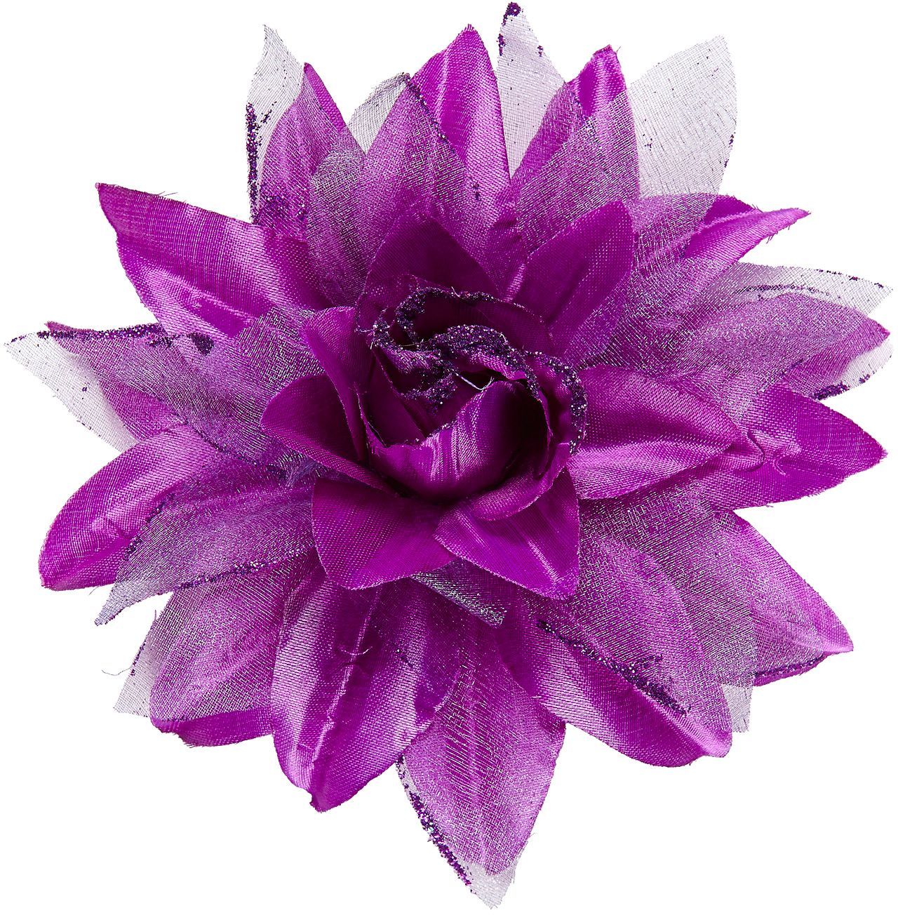 Paarse Bloem Haarclip