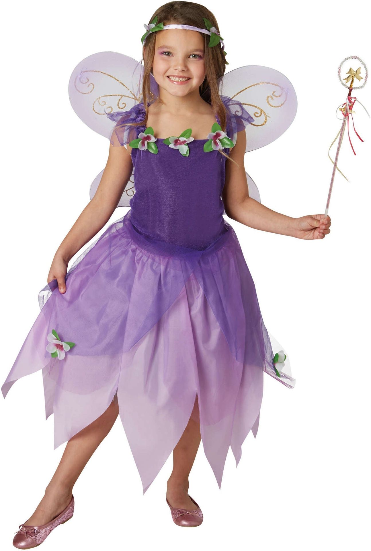 Paarse Fee Kostuum Meisjes