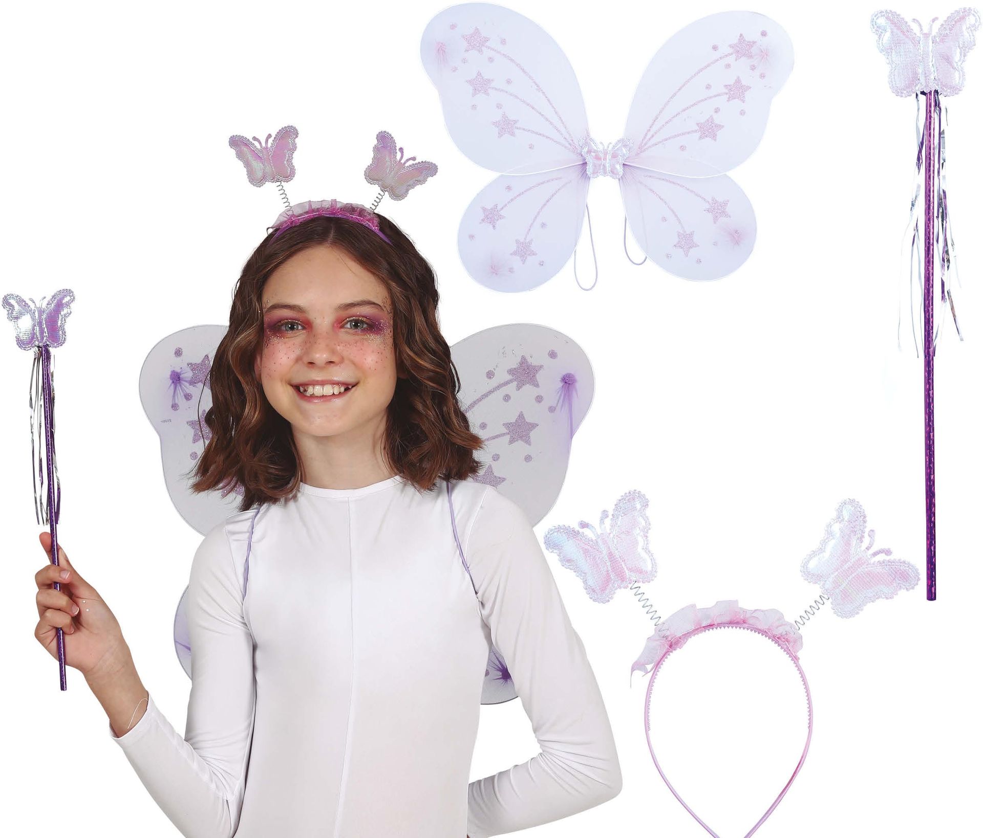Paarse Feeën set Meisjes