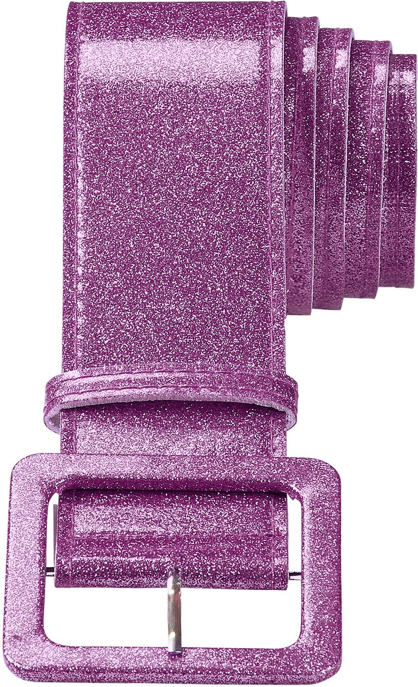 Paarse Glitter Riem Dames
