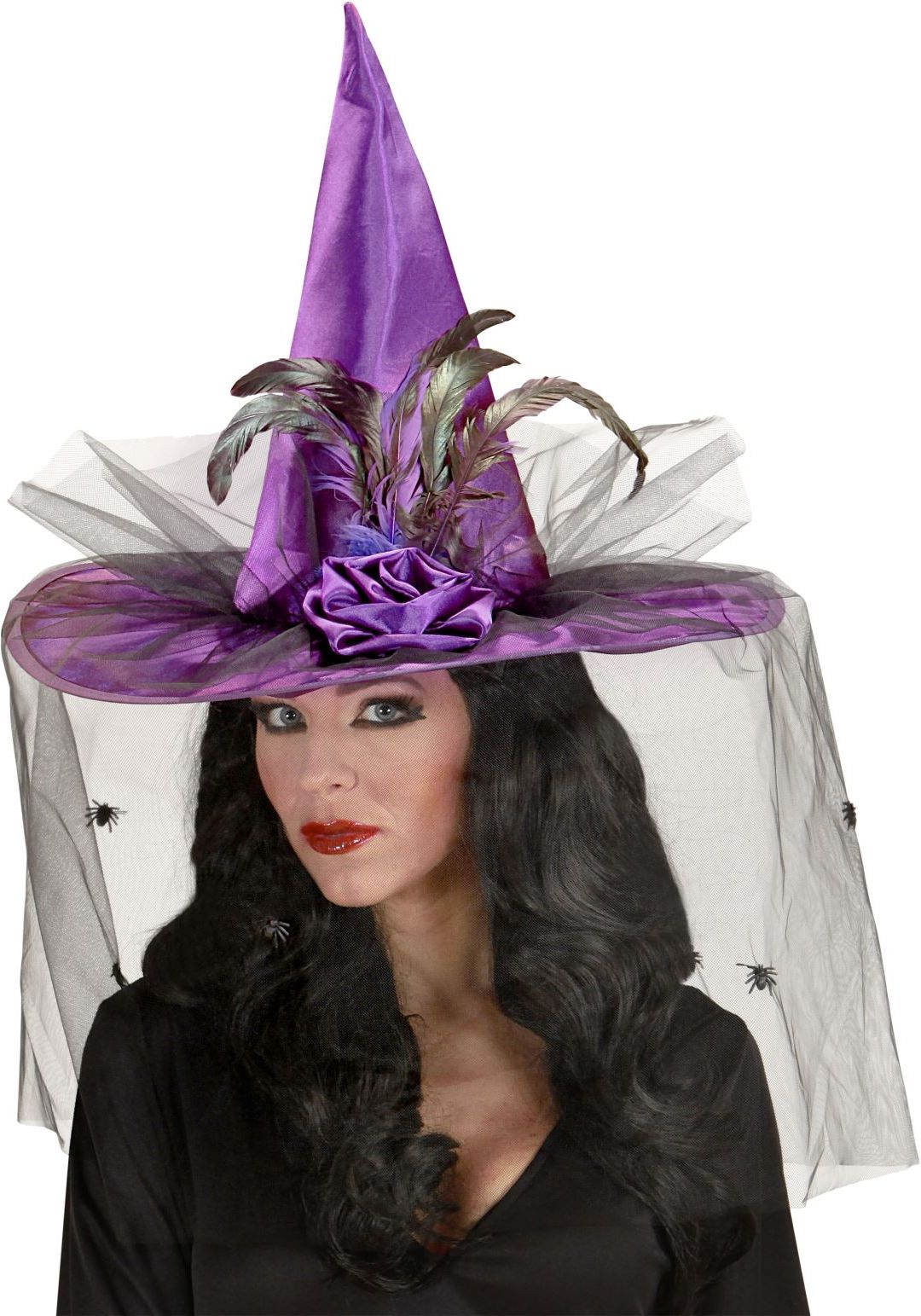 Paarse Heksenhoed met Tule