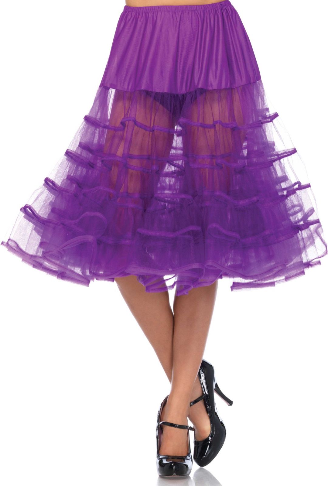 Paarse luxe petticoat