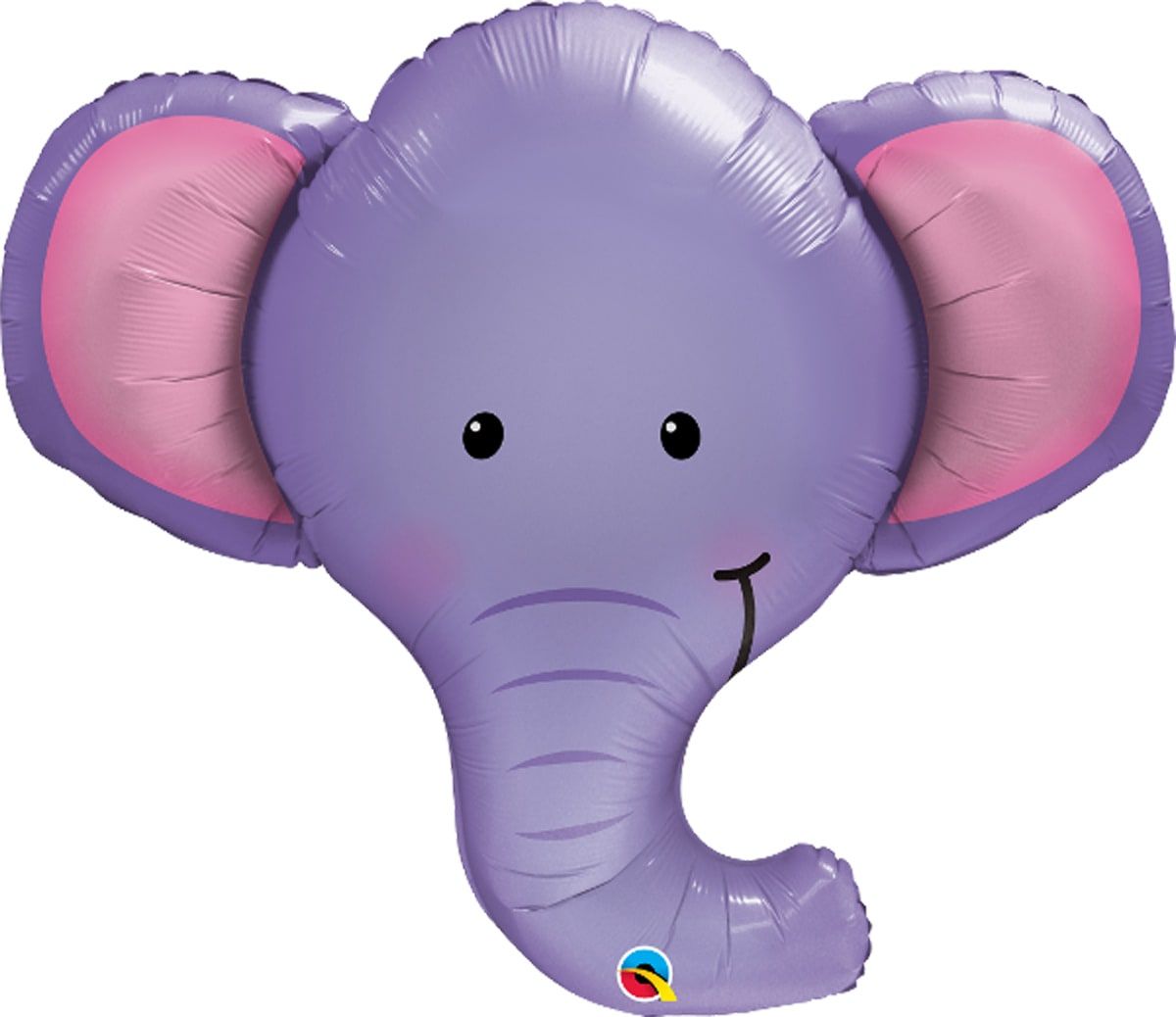 Paarse olifant folieballon