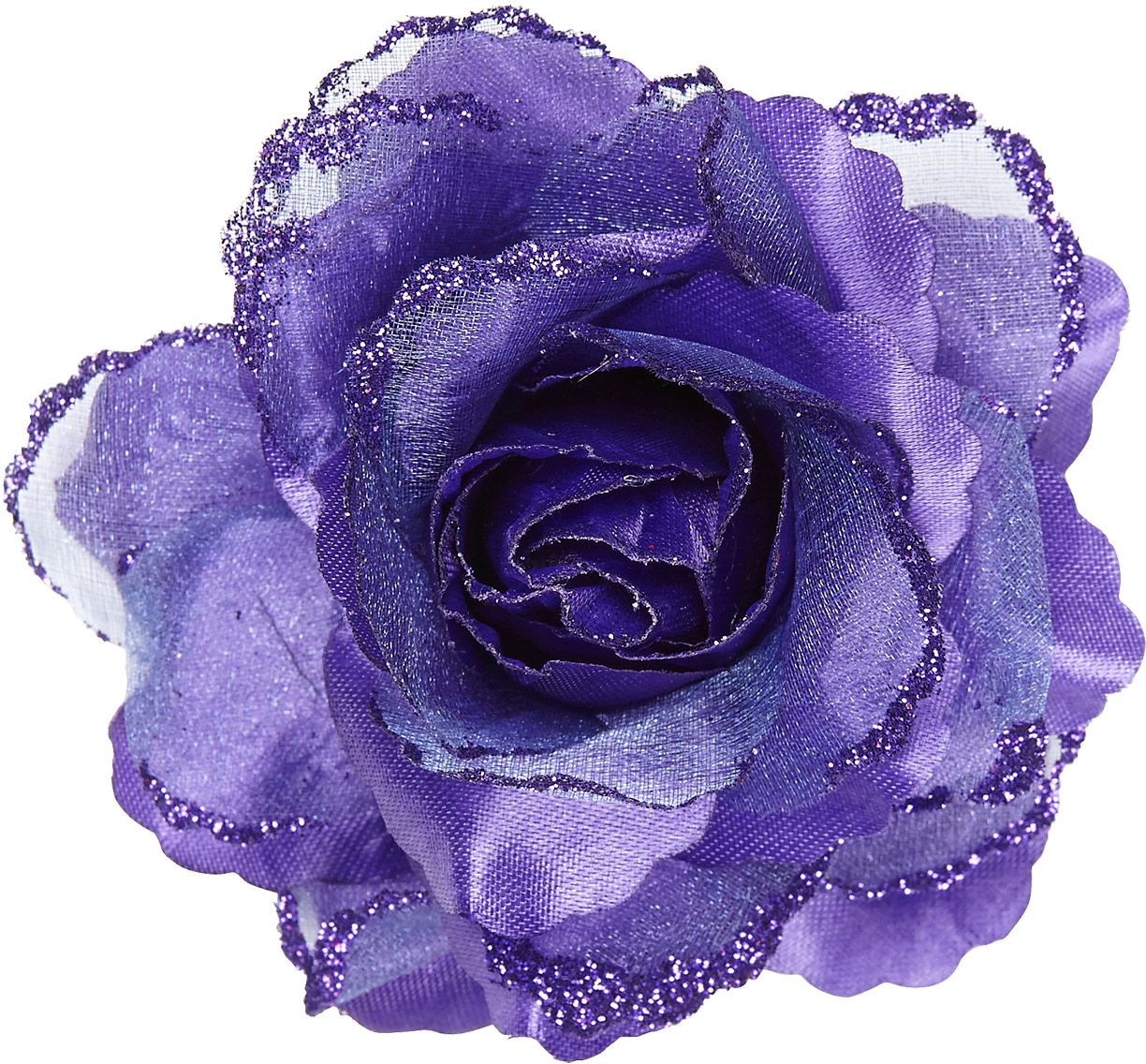 Paarse Roos Haarclip