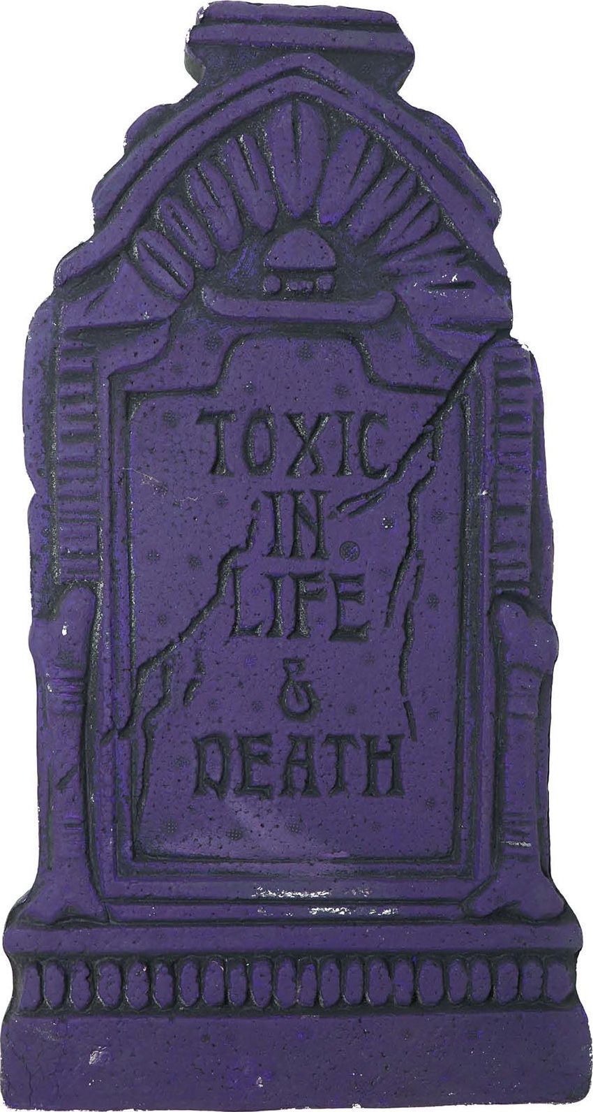 Paarse Toxic Nep Grafsteen