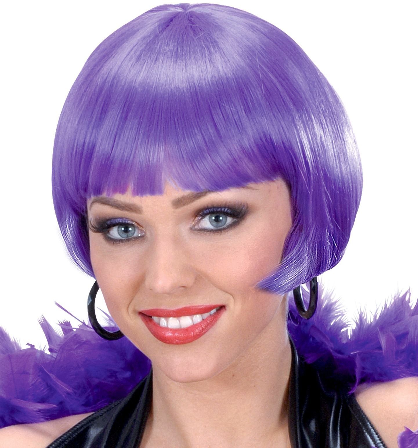 Paarse Valentina Pruik