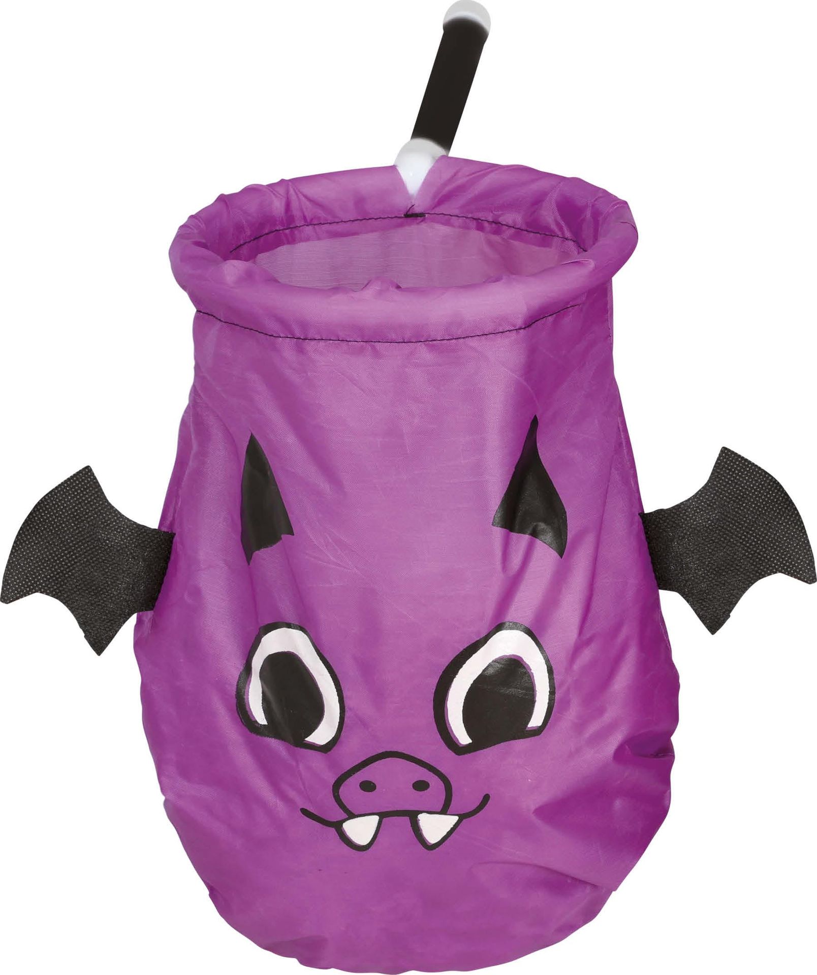 Paarse Vleermuis Snoepzak met Stok