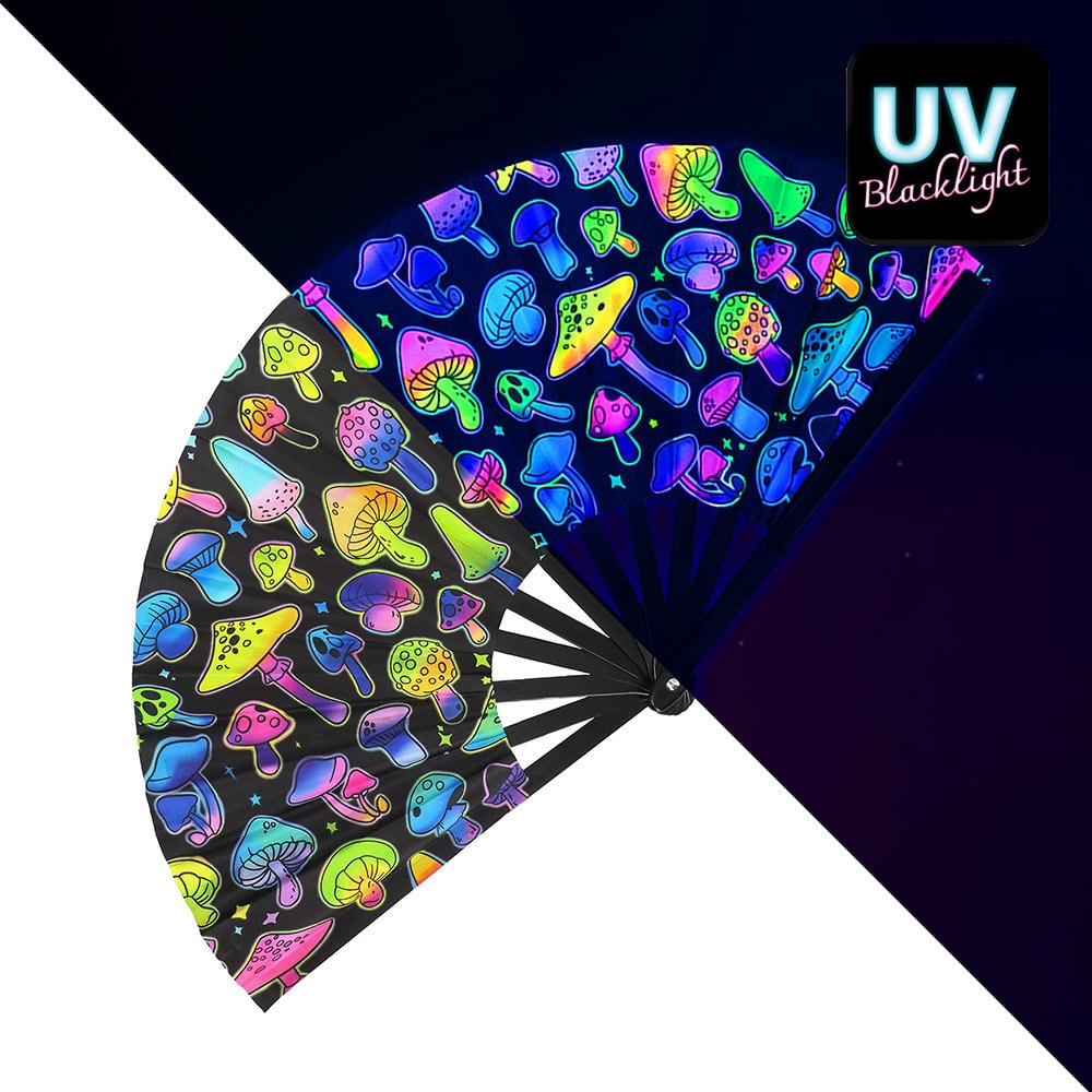 Paddestoel Festival Handwaaier XL