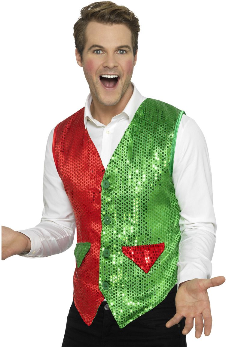 Pailletten Elfen Vest