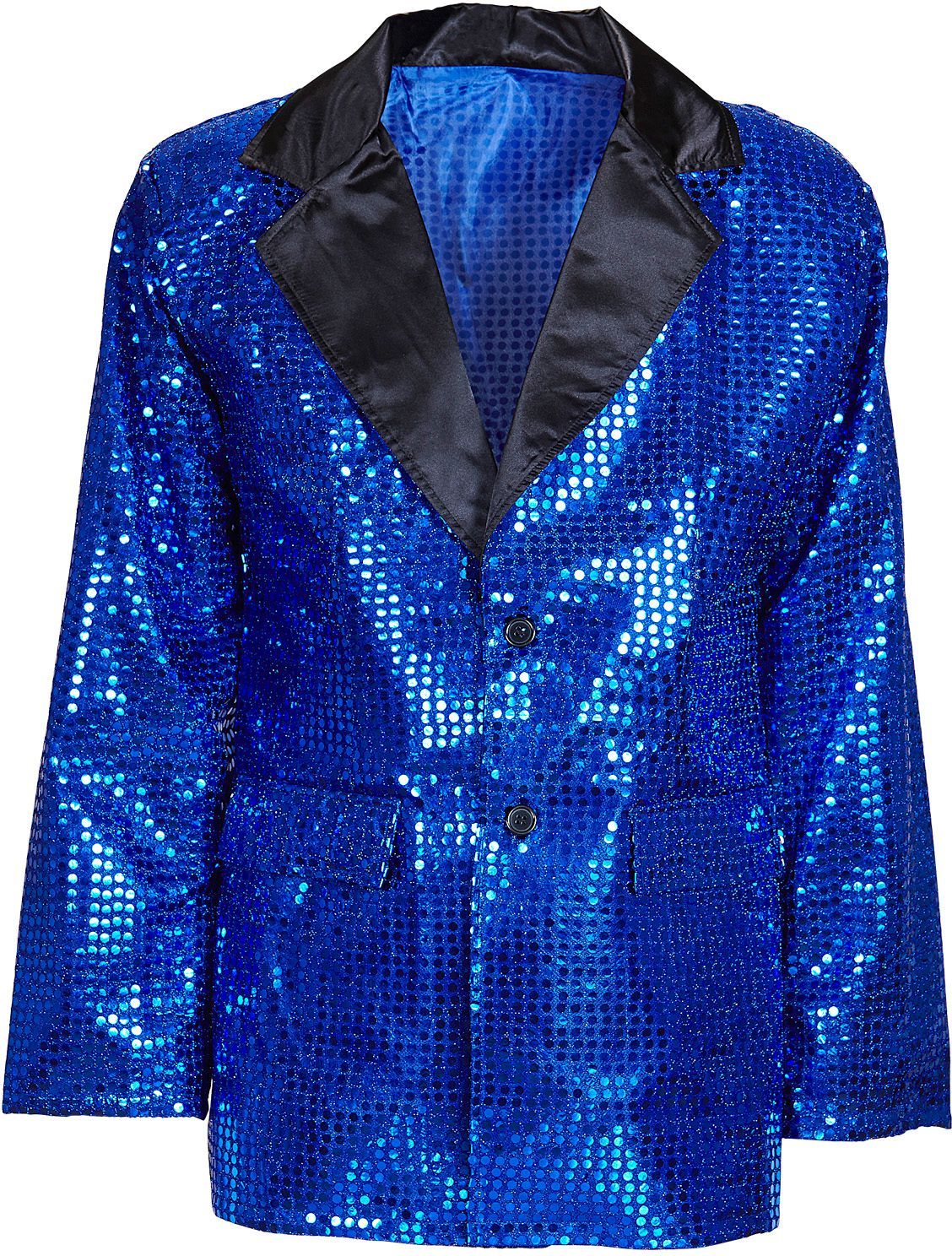 Pailletten Jas Blauw