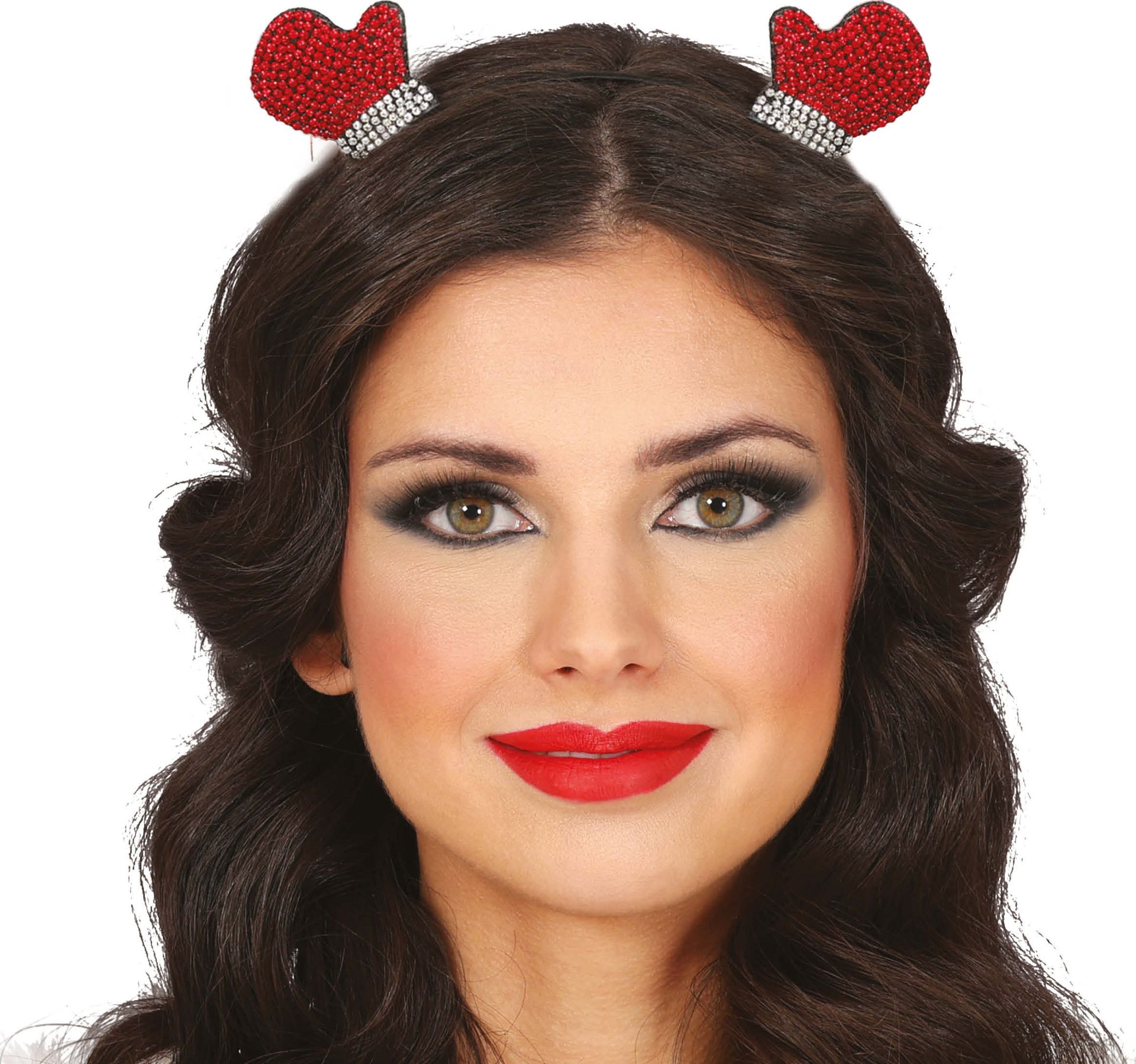 Pailletten Kerst Haarband met Handschoentjes