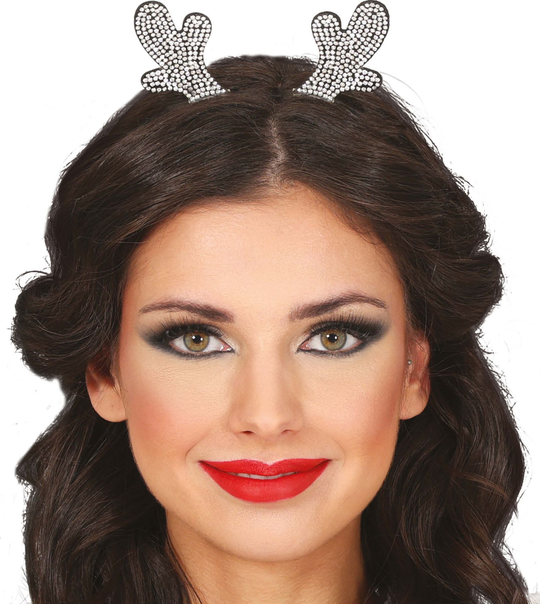 Pailletten Kerst Haarband met Rendierhorens