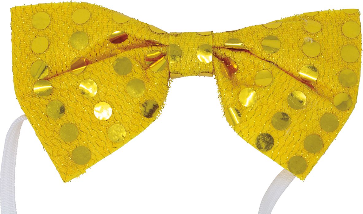 Pailletten Vlinderdas Goud