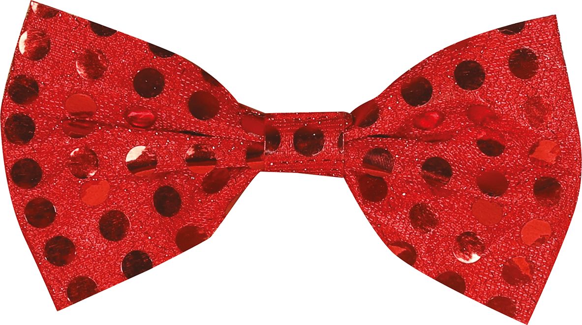 Pailletten Vlinderdas Rood