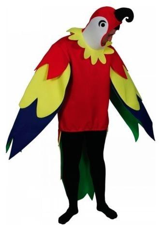 Papegaaien kostuum