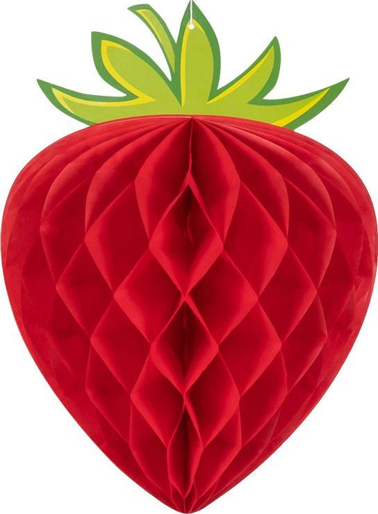 Papier Honingraat Decoratie Aardbei