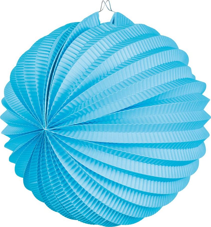 Papieren Ballon Lampion Blauw