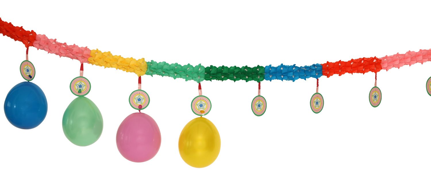 Papieren Slinger Retro met Onder Hangers