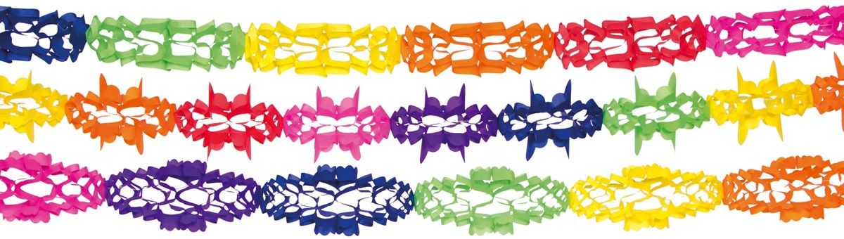 Papieren Slingers 3-Delig 4 Meter