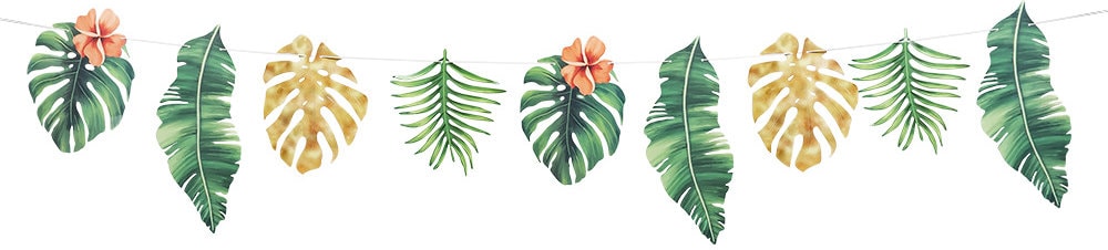 Papieren Tropische Bladeren Hawaii Slinger