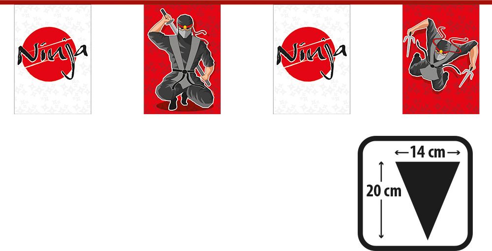 Papieren Vlaggenlijn Ninja 3M
