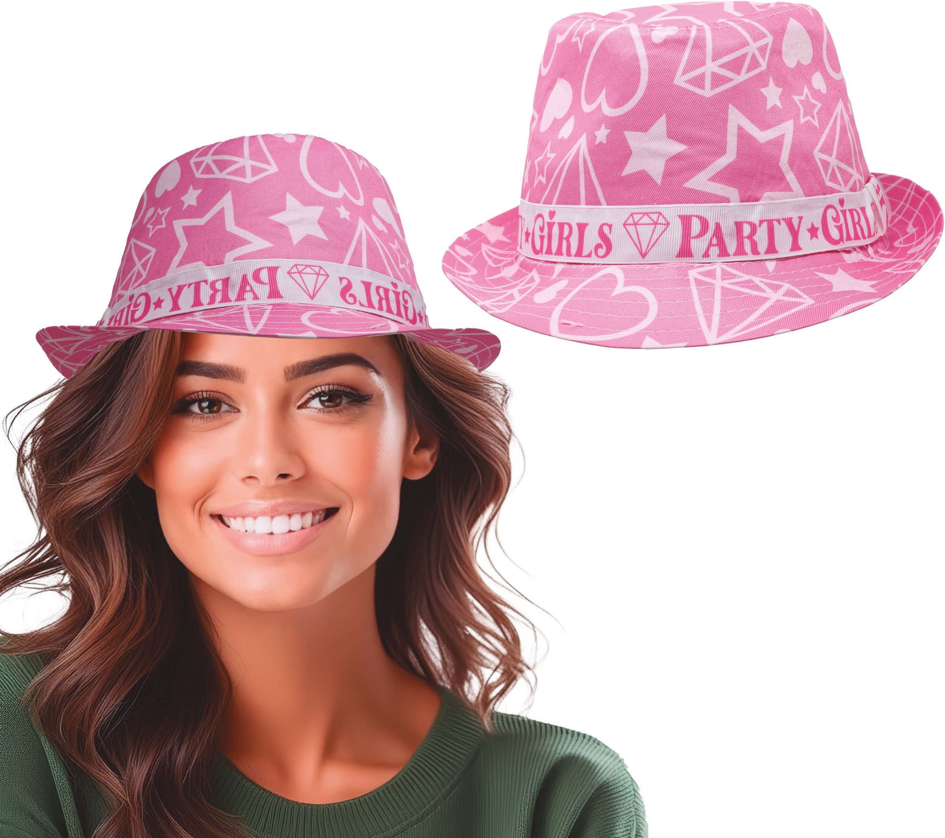 Party Girls Roze Hoed Vrijgezellenfeest