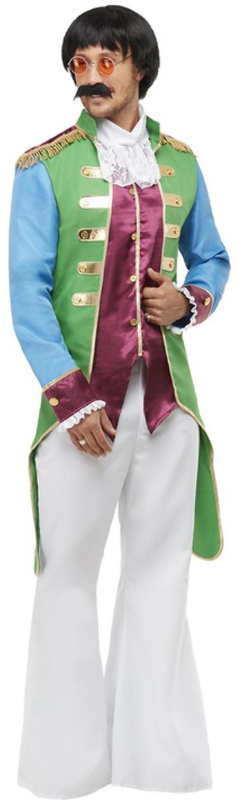 Party Jas Groen Paars Heren